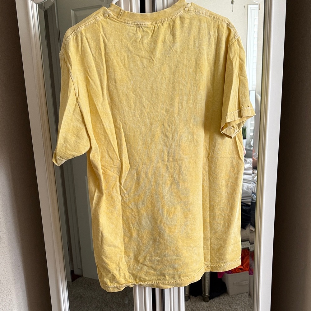 Daydreamer Yellow Rolling Stones Tongue Logo Tee - Picture 3 of 6